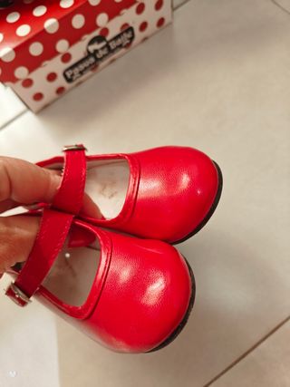 Zapatos de tacón flamenca