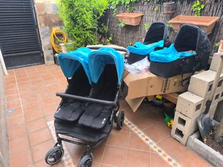 Carro gemelar Baby Monster easy twin 3.0.