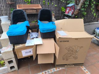 Carro gemelar Baby Monster easy twin 3.0.