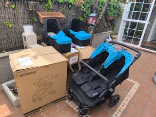 Carro gemelar Baby Monster easy twin 3.0.