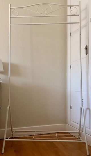 Perchero burro con estante para zapatos