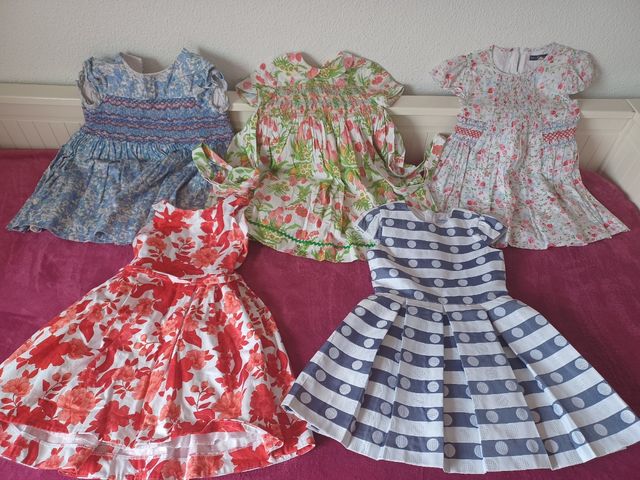 5 preciosos vestidos niña