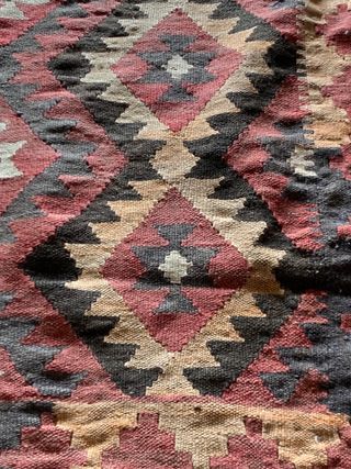 Kilim vintage tribal – tejido a mano