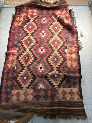 Kilim vintage tribal – tejido a mano