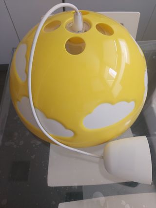 LAMPARA IKEA NIÑOS AMARILLA