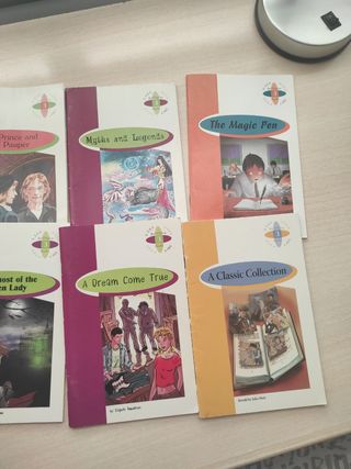 Libros en ingles diferentes niveles