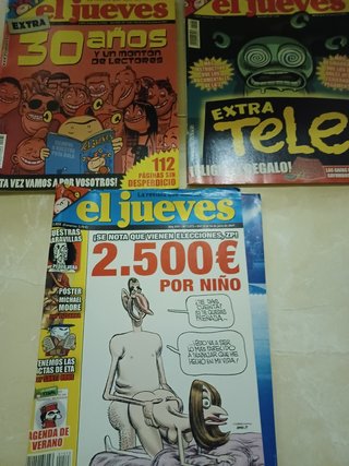 Lote libros y revistas El Jueves