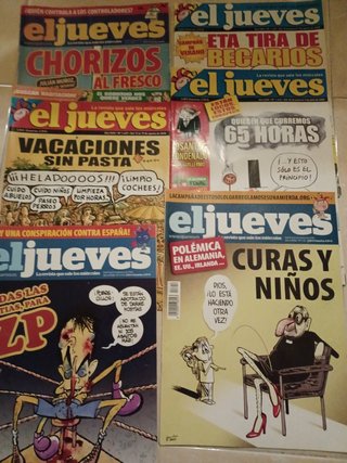 Lote libros y revistas El Jueves