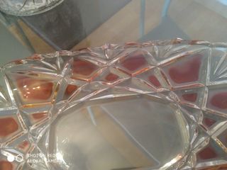 Bandejà  o centro de mesa,
cristal nueva