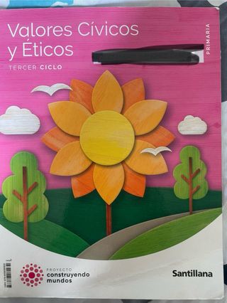 Libro valores civicos y eticos 6 prim. Santillana