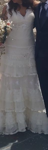 Vestido novia yolan cris