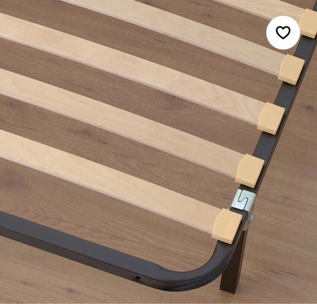 Giroletto Ikea con doghe e gambe 190x90 cm