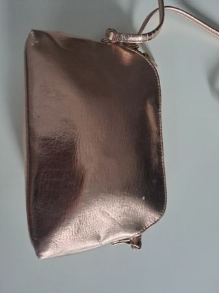 Bolso rosa metálico H&M