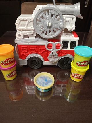 Camión bomberos play doh