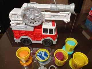 Camión bomberos play doh