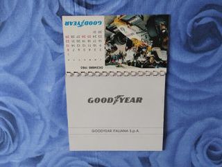 Good Year F1 Racing 1985  Calendario da Tavolo
