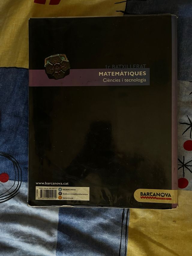 Libro matematiques 1Bat