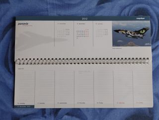 Tornado Panavia- Calendario / Agenda 2012