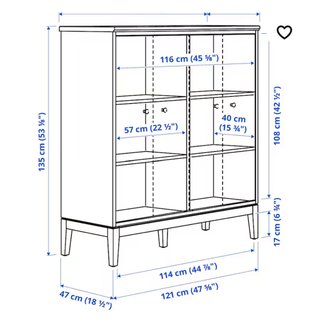 Armario puertas plegables de Ikea.