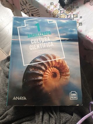 Libro cultura científica 1 ° Bachillerat