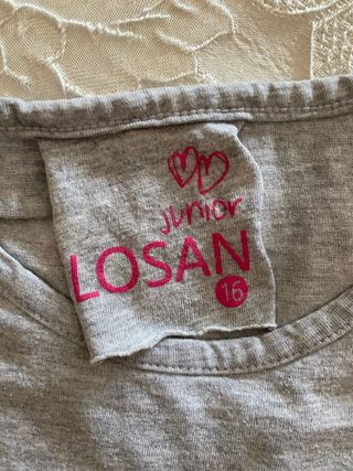 Camiseta manga corta gris