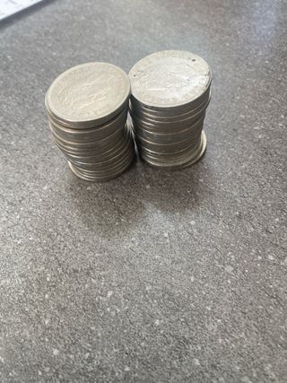 59 monedas de 50 pesetas