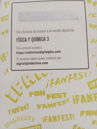 FÍSICA Y QUÍMICA 3 Secundaria