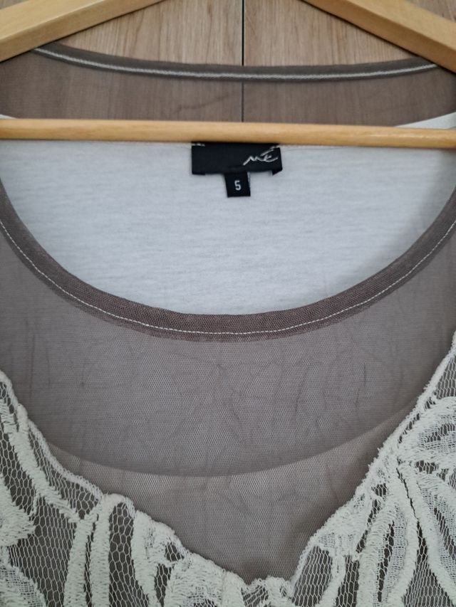 Camiseta de manga corta con forro 44-46