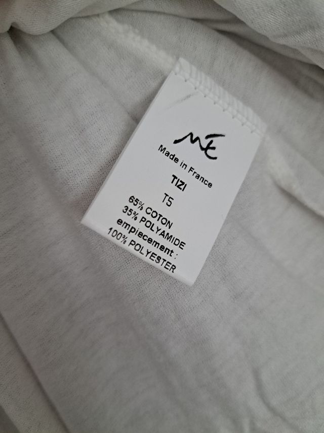 Camiseta de manga corta con forro 44-46