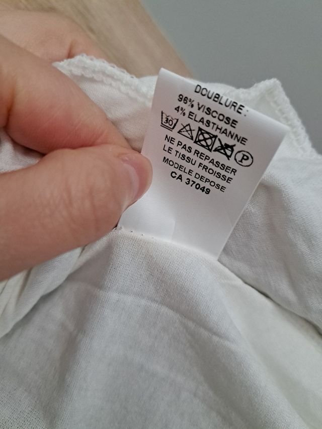 Camiseta de manga corta con forro 44-46