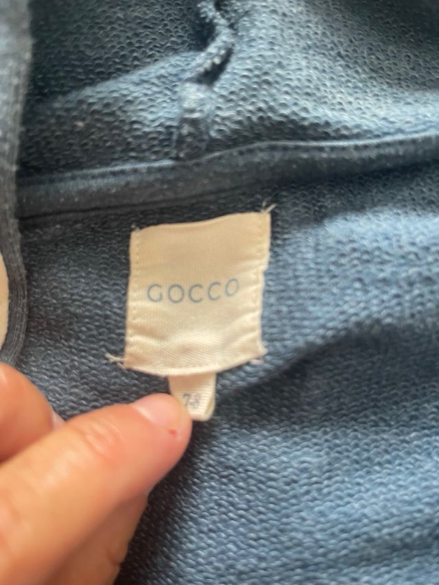 Lote 2 Sudaderas Gocco T7-8 Azules