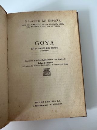 Lote 9 libros El Arte en España