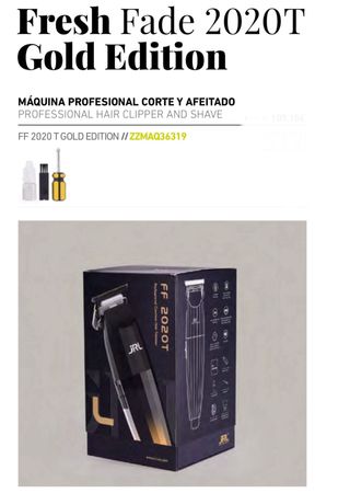 Maquina Trimmer IRL FreshFade 2020T (Black&Gold)