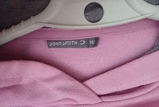 Sudadera Capucha Niña JOHN SMITH. Rosa