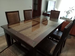 Mesa comedor + 6 sillas