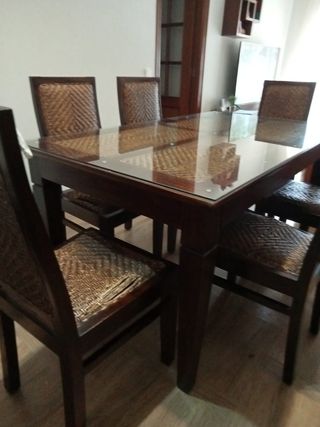 Mesa comedor + 6 sillas