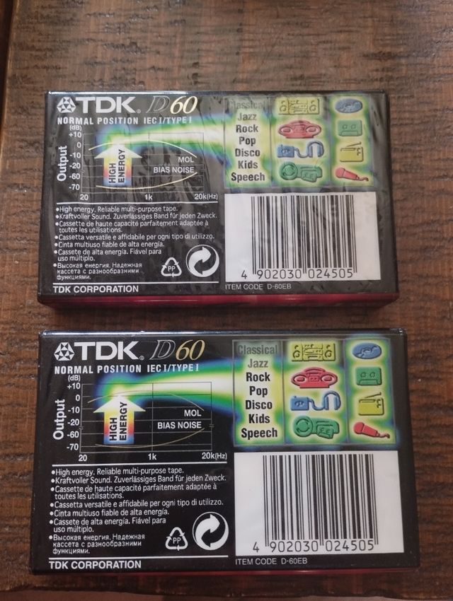 Fitas cassete TDK