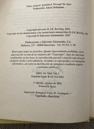 Harry Potter - Animales fantásticos, Quidditch