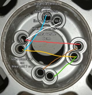 llantas universales de 14 pulgadas ,con 8 agujeros para cualquier vehiculo