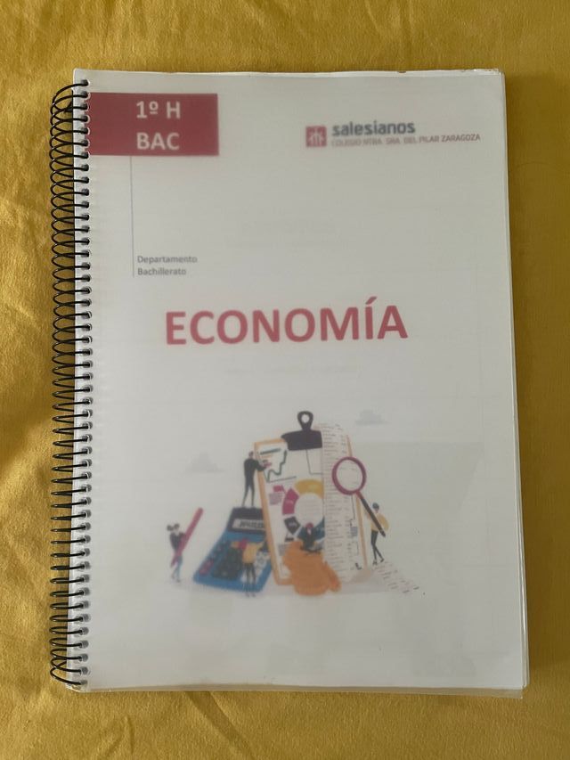 Libro economía 1 BACH, salesianos Zaragoza