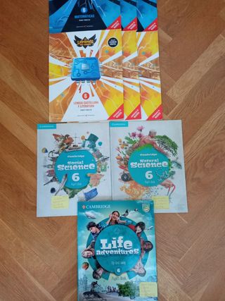 Libros texto 6 primaria