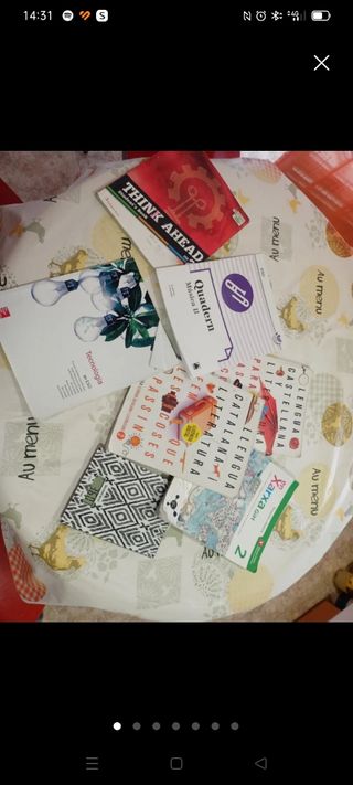 Libros de texto de Segundo ESO.