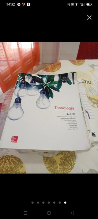 Libros de texto de Segundo ESO.