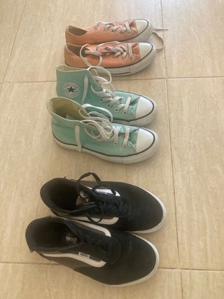 Converse y vans 36