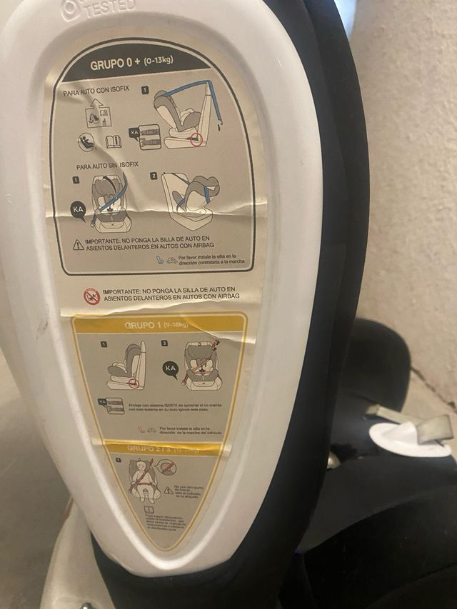 Silla coche con isofix