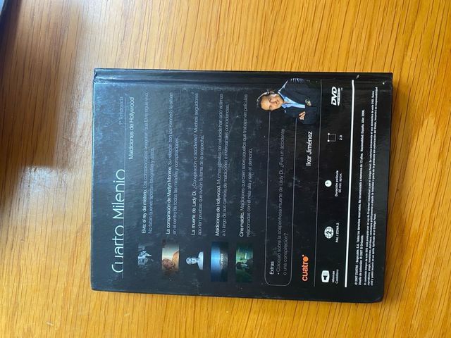 Libro maldiciones de hollywood cuarto milenio y CD