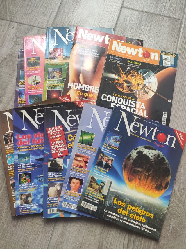 Lote 10 revistas Newton