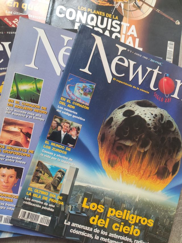 Lote 10 revistas Newton