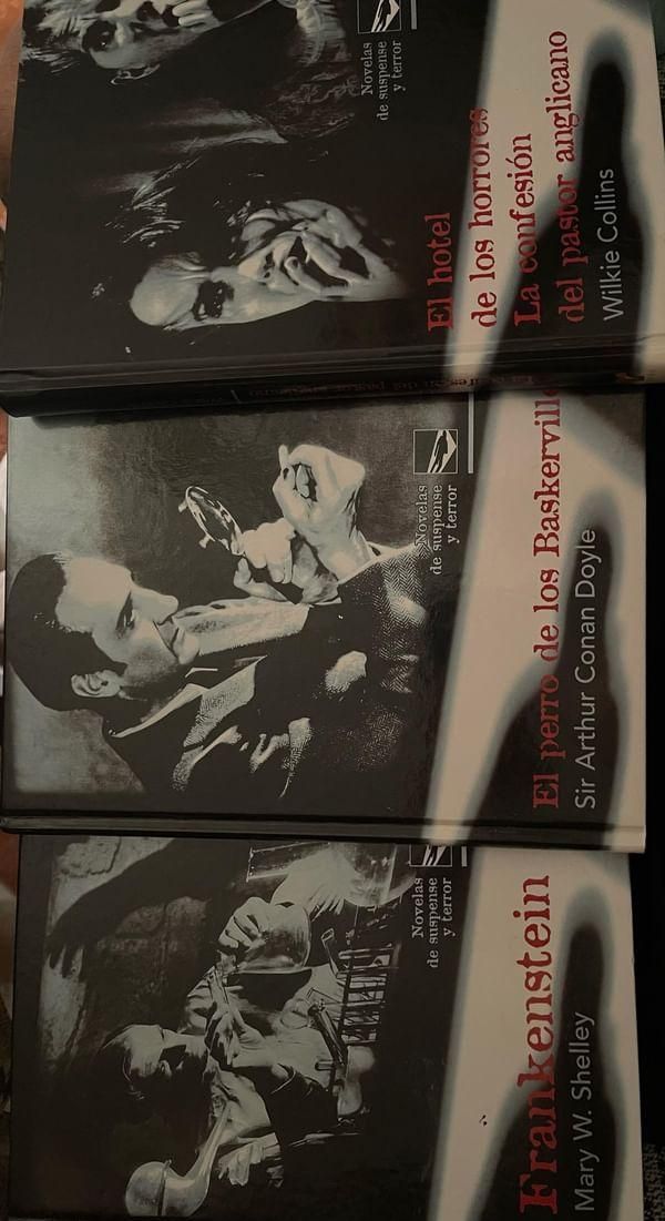 Lote 3 novelas de suspense y terror