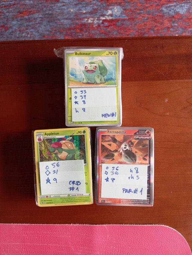 100 cartas Pokémon sin Repetir